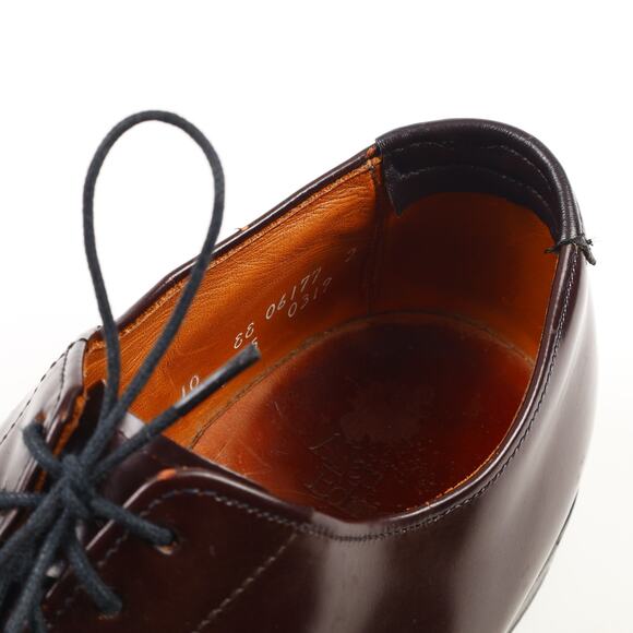 Allen Edmonds Park Avenue Mens US 10 Burgundy Leather Cap Toe Oxford Dress Shoe - Picture 11 of 16